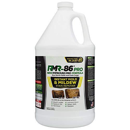 RMR Brands Pro Instant Mold Stain and Mildew Stain Remover, Contractor Grade, Odor Removal, 1 Gallon