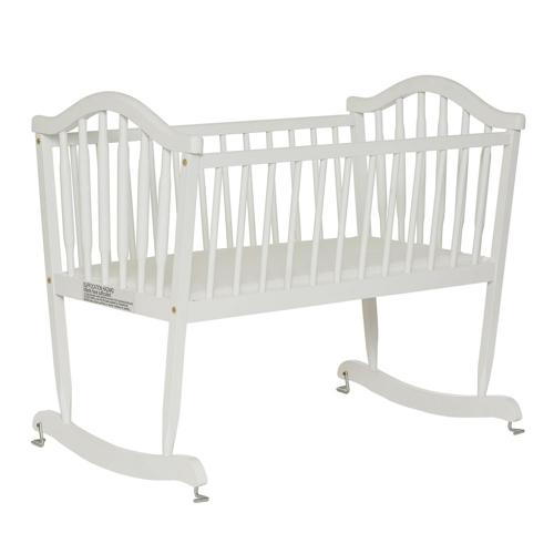 Dream On Me Rocking Cradle, White