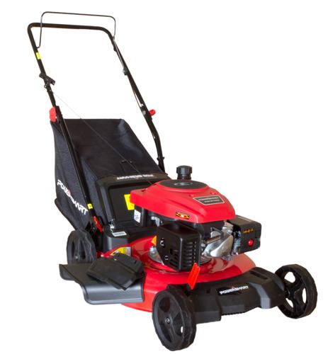 PowerSmart DB2194PR 21 3-in-1 Gas Push Lawn Mower 170cc with Steel Deck