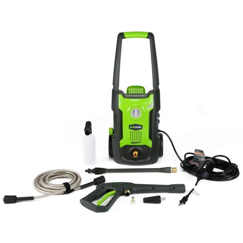 Discontinued- Greenworks 1600-PSI 13 Amp 1.2-GPM Corded Electric Pressure Washer, 5100102