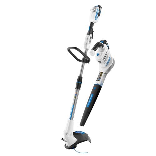 HART 20-Volt Cordless Hybrid 12-inch String Trimmer/Edger and Blower Kit (2) 2.0Ah Lithium-Ion Batteries
