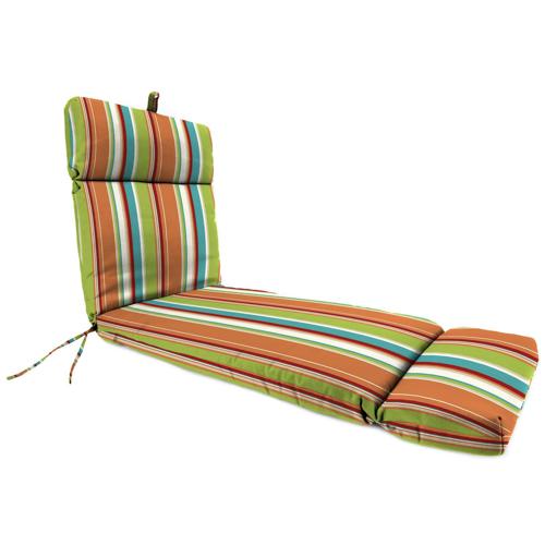 Jordan Manufacturing 72*22 Multicolor Rectangle Chaise Lounge Outdoor Seating Cushion