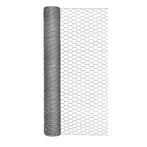 Garden Craft 36 in. H*50 ft. L Gray Chicken Wire with 1in Openings