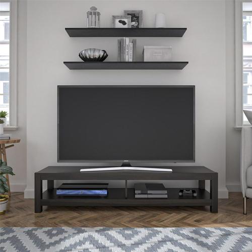 Mainstays Parsons TV Stand for TVs up to 65 , Espresso