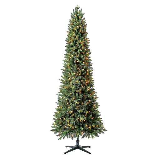 Holiday Time Prelit 400 Clear Incandescent Lights, Sanford Pencil Fir Artificial Christmas Tree, 7.5'