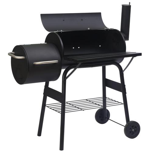 SKONYON Outdoor BBQ Grill Charcoal Barbecue Pit Backyard Meat Cooker Smoker