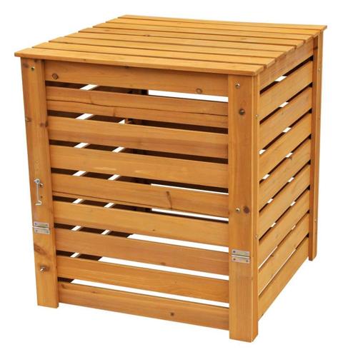 Leisure Season 8.5 Gal. Wood Compost Bin - Medium Brown