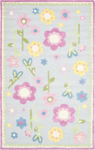 SAFAVIEH Kids Roslyn Floral Area Rug, Blue/Multi, 5'*8'