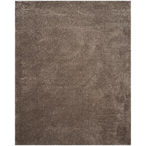 Safavieh Indie Shag Rug Collection Solid Print Transitional Runner Rug, Brown