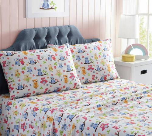 Kute Kids Owls Sheet Set Twin
