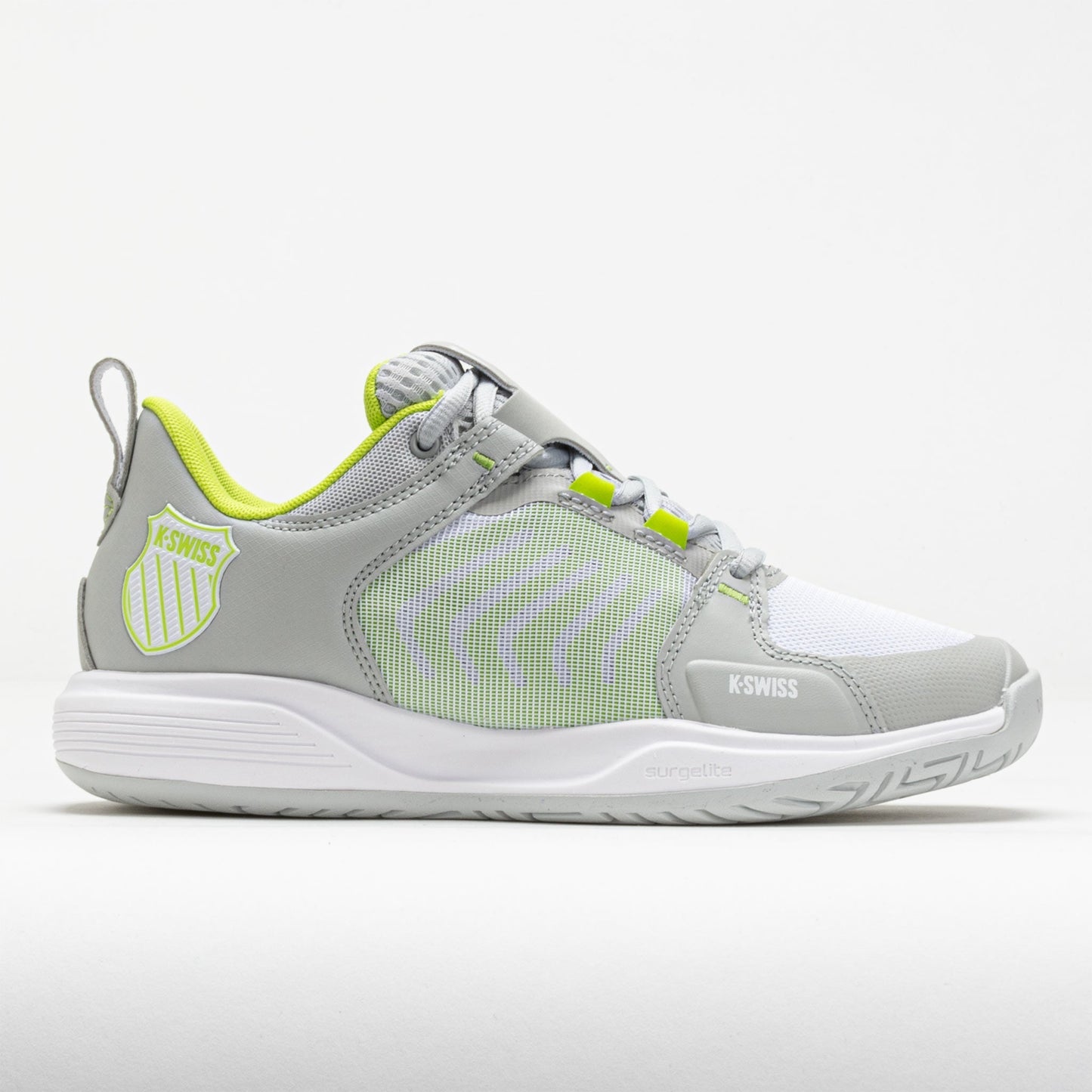 K-Swiss Ultrashot Team Women's  Gray Violet/White/Lime Green