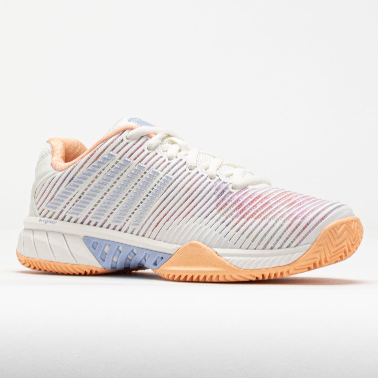 K-Swiss Hypercourt Express 2 Clay Women's  White/Peach Fuzz/Heather