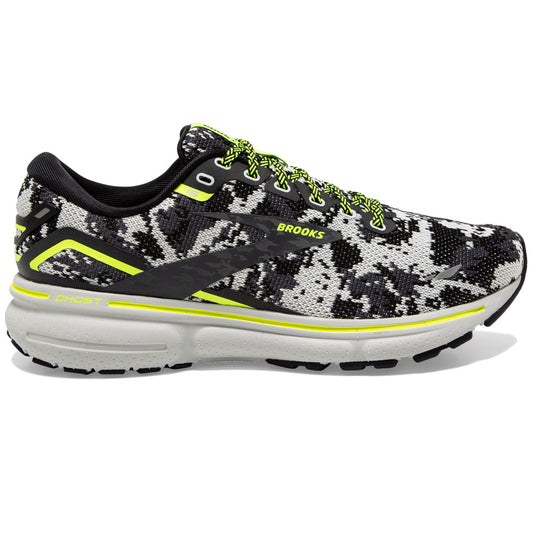 Men's Brooks Ghost 15, Black/Ebony/Nightlife, 8.5 D Medium