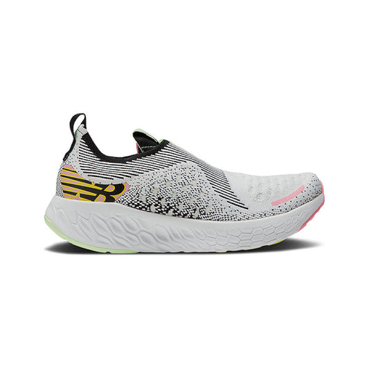 Men's New Balance Fresh Foam X 1080 Unlaced, White/Black/Vibrant Green, 8 D Medium