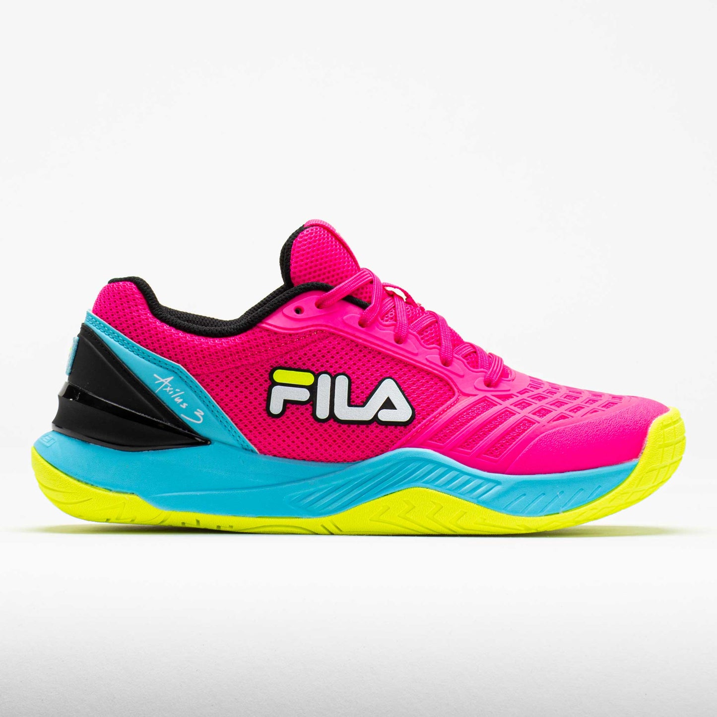 Fila Axilus 3 Energized Women's  Pink Glo/Bluefish/Safety Yellow