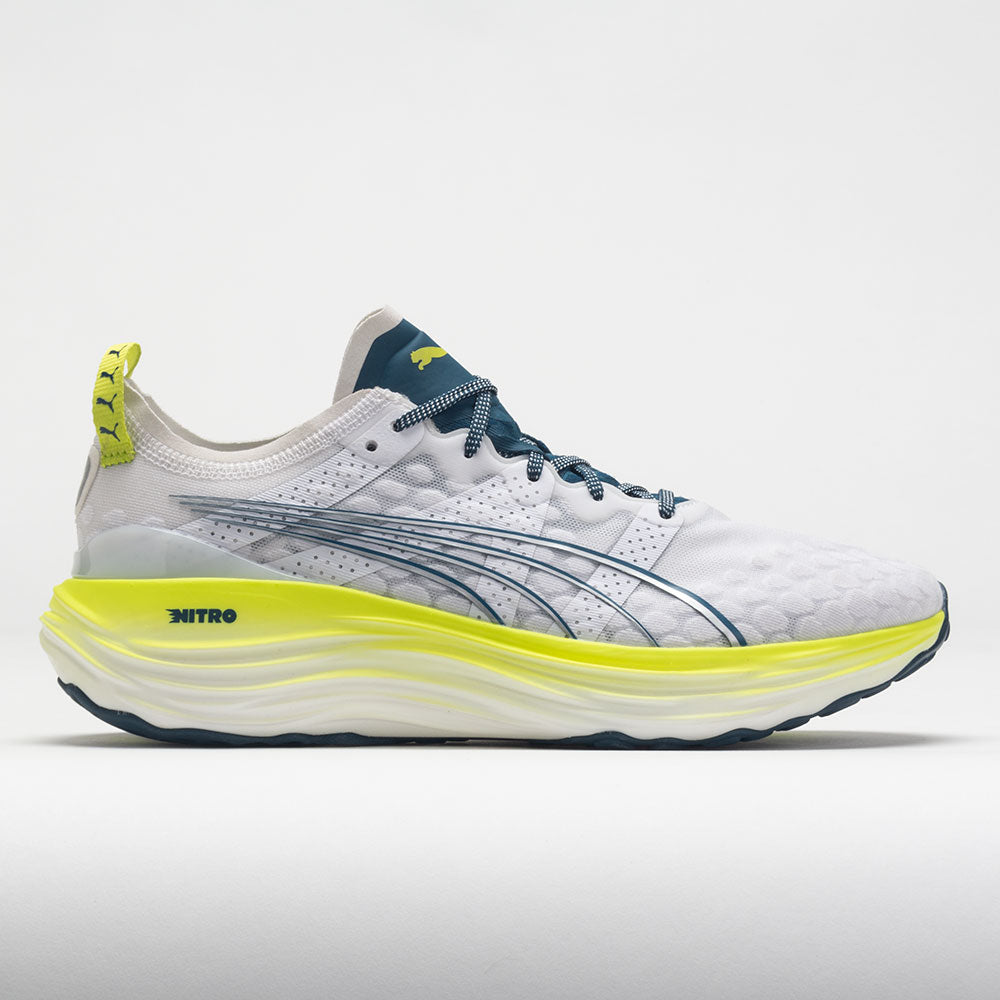 Puma ForeverRun Nitro Men's  Puma White/Ocean Tropic/Lime Pow