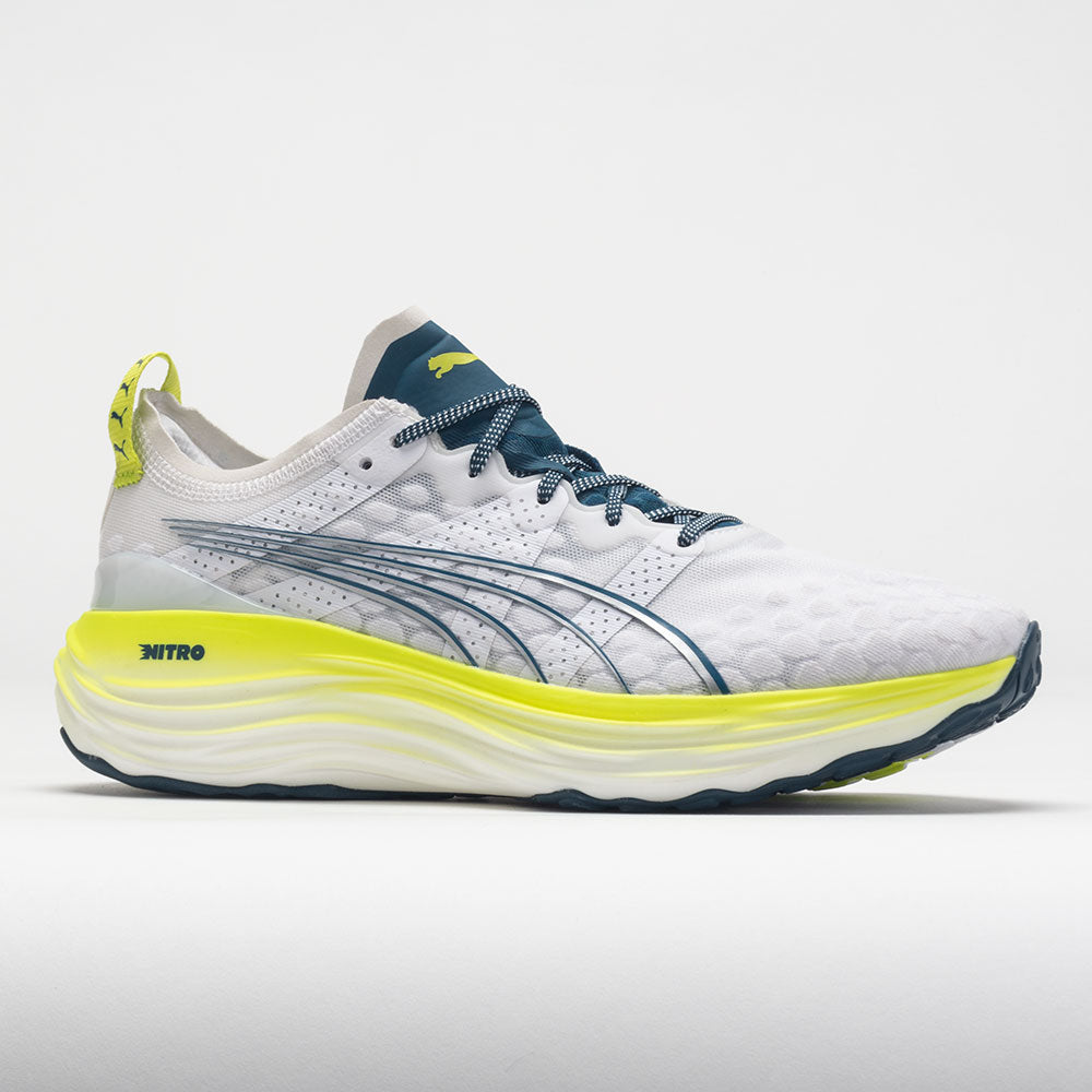 Puma ForeverRun Nitro Men's  Puma White/Ocean Tropic/Lime Pow