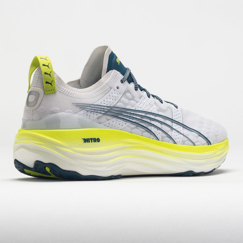 Puma ForeverRun Nitro Men's  Puma White/Ocean Tropic/Lime Pow