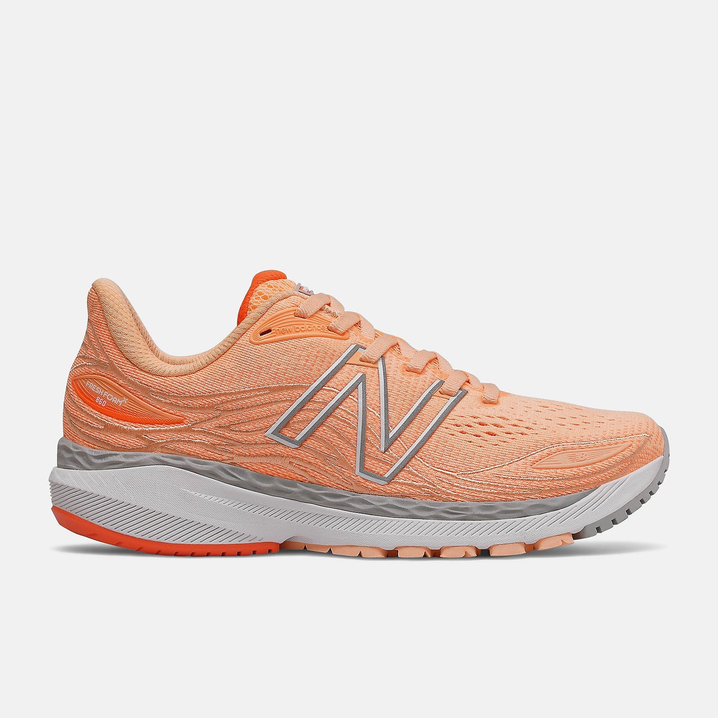 Women's New Balance Fresh Foam X 860v12, Light Mango, 9.5 D Wide