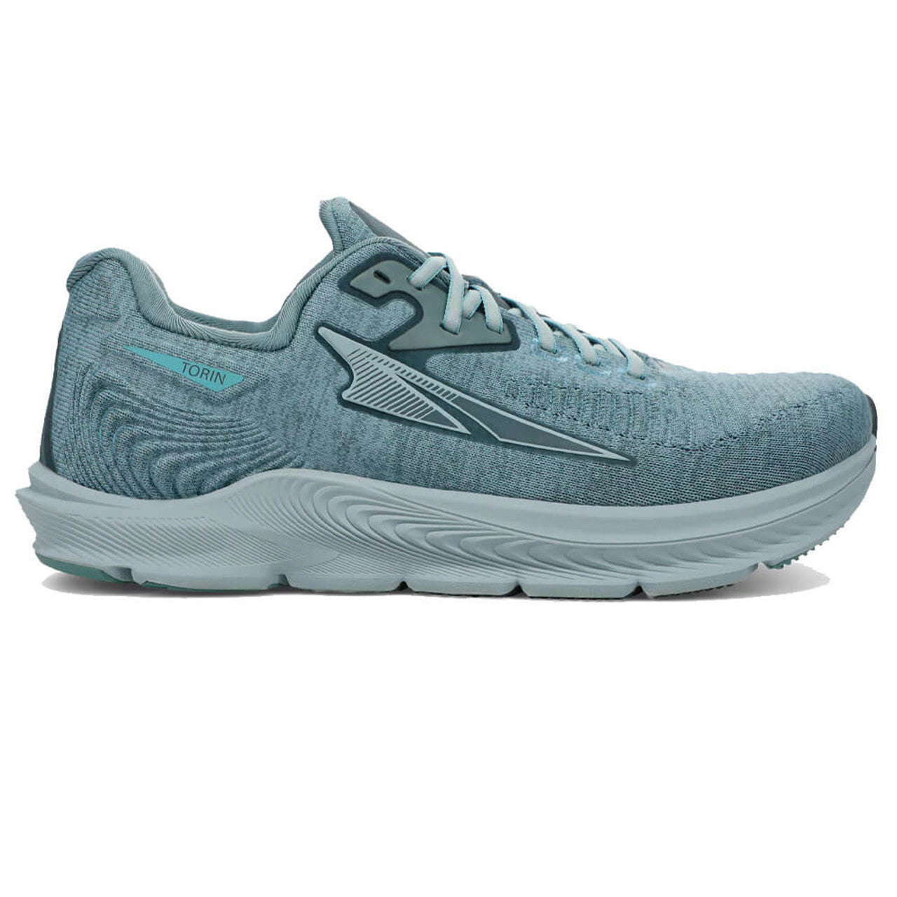 Women's Altra Torin 5 Luxe, Gray/Blue, 6 B Medium