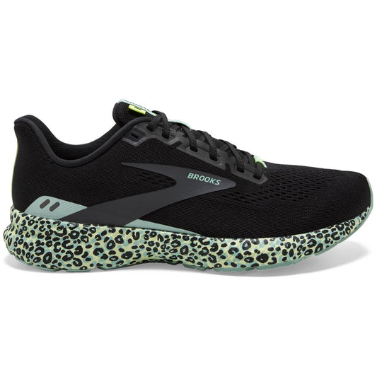 Women's Brooks Launch 8, Black/Ebony/Ocean, 10.5 B Medium