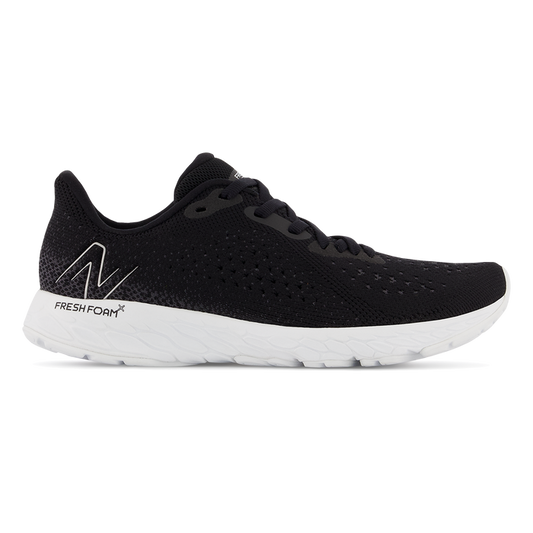Women's New Balance Fresh Foam X Tempo v2, Black/White, 7.5 B Medium