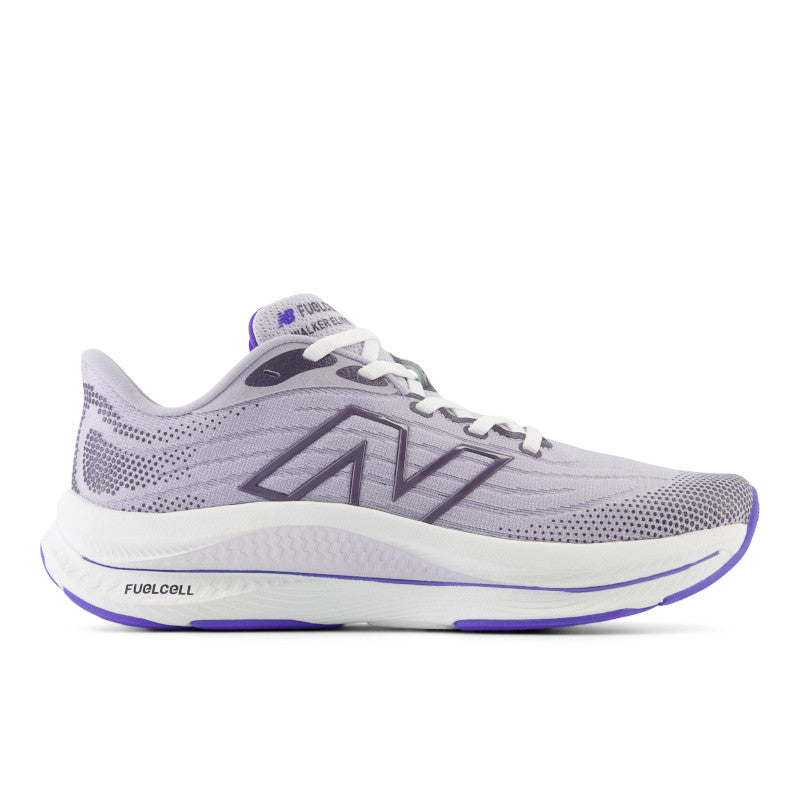 Women's New Balance FuelCell Walker Elite, Grey Violet/Electric Indigo Shadow, 9 B Medium